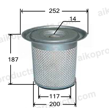 Aiko Air Filter A2207
