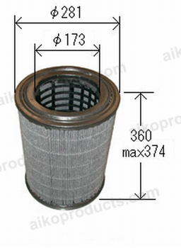Aiko Air Filter A623