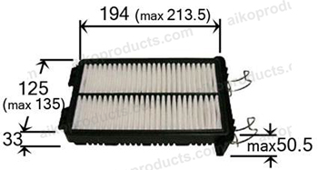 Aiko Air Filter A929