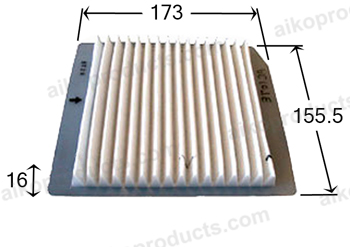Aiko Air-con Filter AC107E