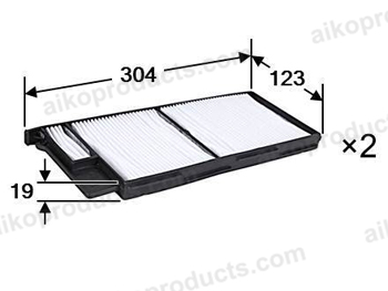 Aiko Air-con Filter AC1204