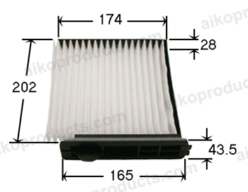 Aiko Air-con Filter AC208E