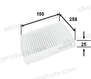 Aiko Air-con Filter AC210E