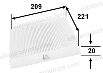 Aiko Air-con Filter AC211E