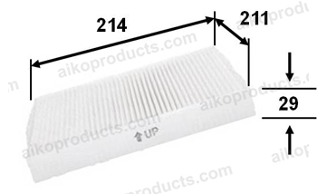 Aiko Air-con Filter AC212E