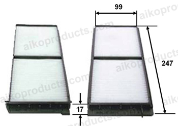 Aiko Air-con Filter AC404E