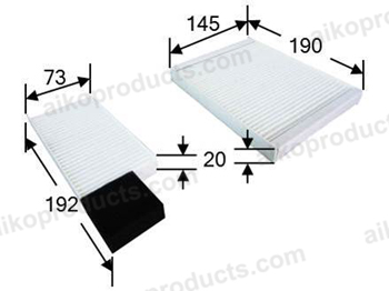 Aiko Air-con Filter ACK1331