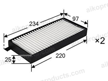 Aiko Air-con Filter ACK1339
