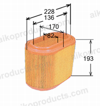 Aiko Air Filter AK1326