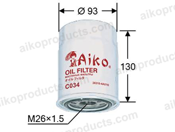 Aiko Oil Filter C034
