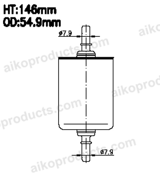 Aiko Fuel Filter JB2006