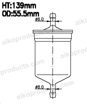 Aiko Fuel Filter JB2022