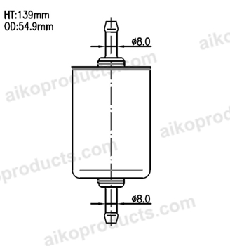 Aiko Fuel Filter JG516