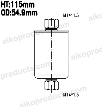 Aiko Fuel Filter JG563