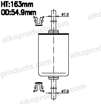 Aiko Fuel Filter JG618