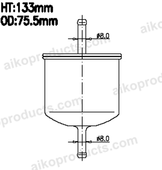 Aiko Fuel Filter JN304M