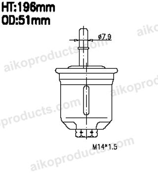 Aiko Fuel Filter JN3202