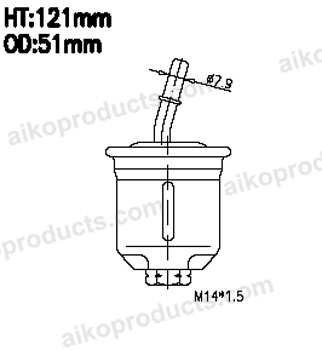 Aiko Fuel Filter JN3203