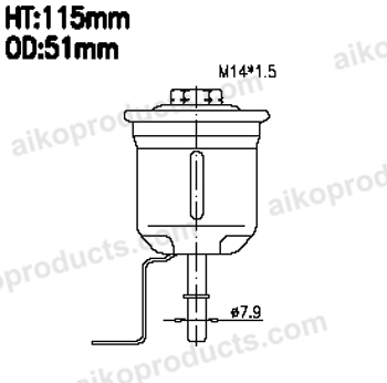 Aiko Fuel Filter JN3204