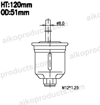 Aiko Fuel Filter JN3211