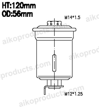 Aiko Fuel Filter JN6066