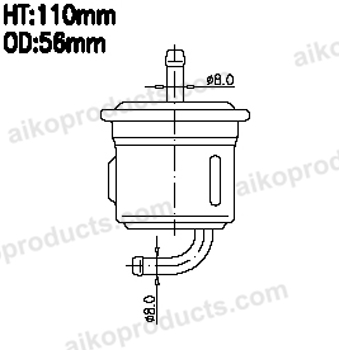 Aiko Fuel Filter JN7004