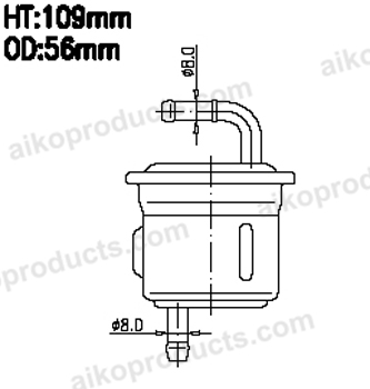 Aiko Fuel Filter JN7005