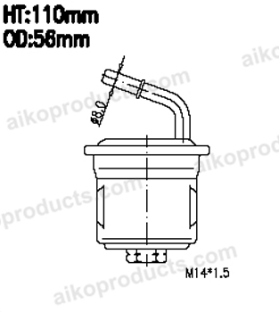Aiko Fuel Filter JN7009