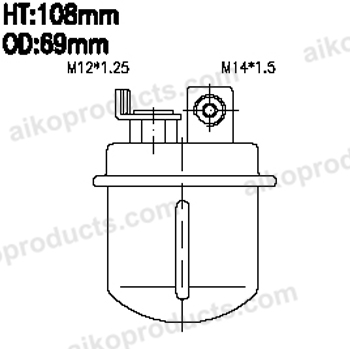 Aiko Fuel Filter JN7062
