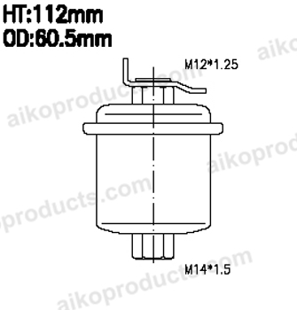 Aiko Fuel Filter JN7200