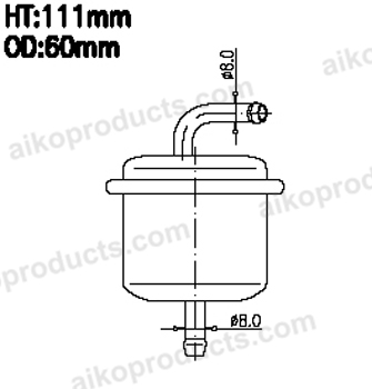 Aiko Fuel Filter JN7296