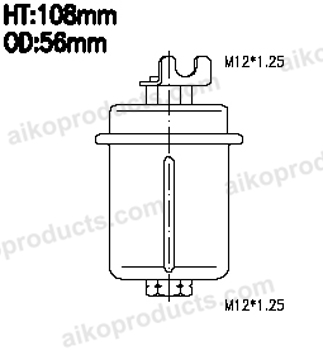 Aiko Fuel Filter JN9040