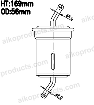 Aiko Fuel Filter JN9047