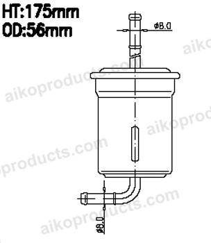Aiko Fuel Filter JN9054