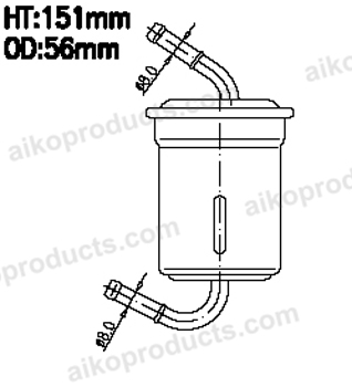 Aiko Fuel Filter JN9059
