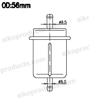 Aiko Fuel Filter JN9085