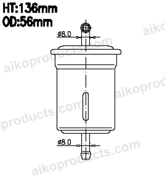 Aiko Fuel Filter JN9090
