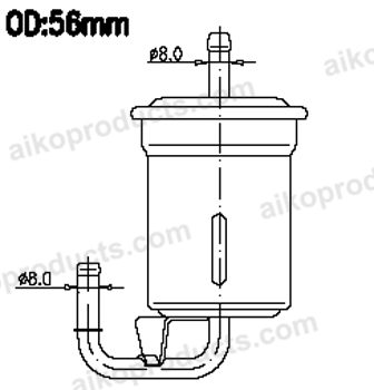 Aiko Fuel Filter JN9091
