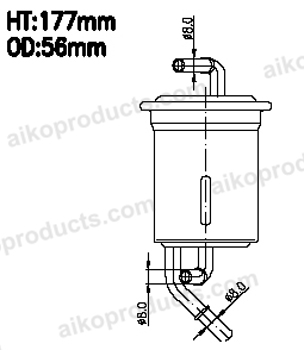 Aiko Fuel Filter JN9114