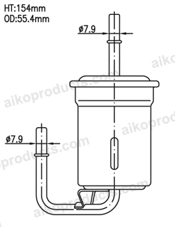 Aiko Fuel Filter JN9119