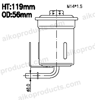 Aiko Fuel Filter JN9120