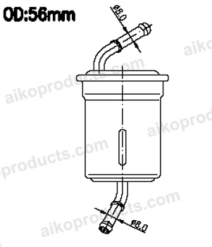 Aiko Fuel Filter JN9201
