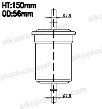 Aiko Fuel Filter JN9207