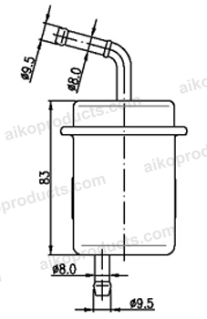 Aiko Fuel Filter JN9214