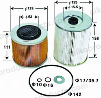 Aiko Oil Filter O267