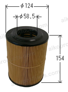 Aiko Oil Filter O268