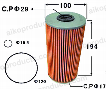 Aiko Oil Filter O355
