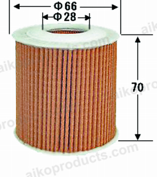 Aiko Oil Filter O406