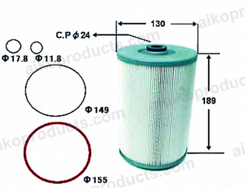 Aiko Oil Filter O581