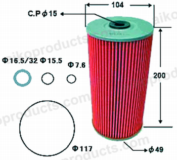 Aiko Oil Filter O613